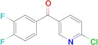 2-Chloro-5-(3,4-difluorobenzoyl)pyridine