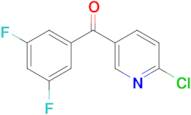 2-Chloro-5-(3,5-difluorobenzoyl)pyridine