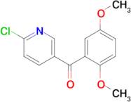 2-Chloro-5-(2,5-dimethoxybenzoyl)pyridine