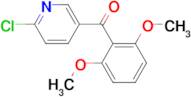 2-Chloro-5-(2,6-dimethoxybenzoyl)pyridine