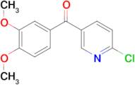 2-Chloro-5-(3,4-dimethoxybenzoyl)pyridine