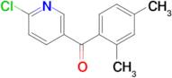 2-Chloro-5-(2,4-dimethylbenzoyl)pyridine