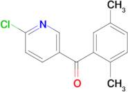 2-Chloro-5-(2,5-dimethylbenzoyl)pyridine