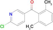 2-Chloro-5-(2,6-dimethylbenzoyl)pyridine