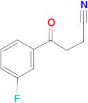 4-(3-Fluorophenyl)-4-oxobutyronitrile