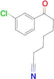 7-(3-chlorophenyl)-7-oxoheptanenitrile