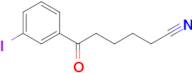 6-(3-iodophenyl)-6-oxohexanenitrile