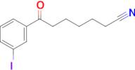 7-(3-iodophenyl)-7-oxoheptanenitrile