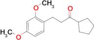 1-Cyclopentyl-3-(2,4-dimethoxyphenyl)propan-1-one