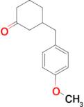 3-[(4-Methoxyphenyl)methyl]cyclohexanone