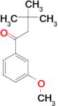 3,3-Dimethyl-3'-methoxybutyrophenone