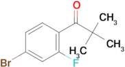 4'-Bromo-2,2-dimethyl-2'-fluoropropiophenone