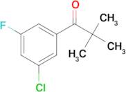 3'-chloro-2,2-dimethyl-5'-fluoropropiophenone