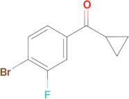 4-Bromo-3-fluorophenyl cyclopropyl ketone