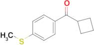 Cyclobutyl 4-thiomethylphenyl ketone