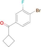 4-Bromo-3-fluorophenyl cyclobutyl ketone