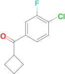 4-chloro-3-fluorophenyl cyclobutyl ketone