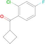 2-chloro-4-fluorophenyl cyclobutyl ketone