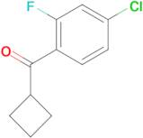 4-chloro-2-fluorophenyl cyclobutyl ketone