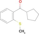 Cyclopentyl 2-thiomethylphenyl ketone