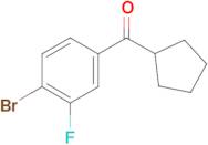 4-Bromo-3-fluorophenyl cyclopentyl ketone