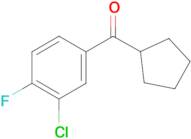 3-Chloro-4-fluorophenyl cyclopentyl ketone