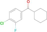 4-chloro-3-fluorophenyl cyclohexyl ketone