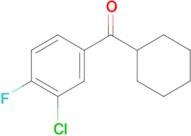 3-Chloro-4-fluorophenyl cyclohexyl ketone