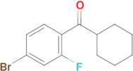 4-bromo-2-fluorophenyl cyclohexyl ketone