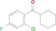 2-Chloro-4-fluorophenyl cyclohexyl ketone