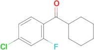 4-Chloro-2-fluorophenyl cyclohexyl ketone