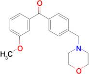 3-methoxy-4'-morpholinomethyl benzophenone