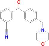 3-cyano-4'-morpholinomethyl benzophenone