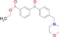 3-carboethoxy-4'-morpholinomethyl benzophenone