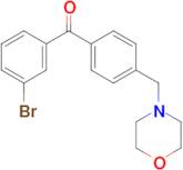 3-bromo-4'-morpholinomethyl benzophenone