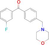 3-fluoro-4'-morpholinomethyl benzophenone