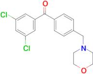 3,5-dichloro-4'-morpholinomethyl benzophenone