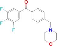 4'-morpholinomethyl-3,4,5-trifluorobenzophenone