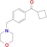 cyclobutyl 4-(morpholinomethyl)phenyl ketone