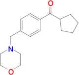 cyclopentyl 4-(morpholinomethyl)phenyl ketone