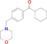 Cyclohexyl 4-(morpholinomethyl)phenyl ketone