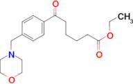 Ethyl 6-[4-(morpholinomethyl)phenyl]-6-oxohexanoate