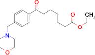 ethyl 7-[4-(morpholinomethyl)phenyl]-7-oxoheptanoate