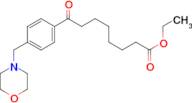 ethyl 8-[4-(morpholinomethyl)phenyl]-8-oxooctanoate