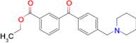 3-carboethoxy-4'-piperidinomethyl benzophenone