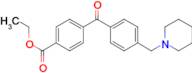 4-carboethoxy-4'-piperidinomethyl benzophenone