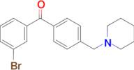 3-bromo-4'-piperidinomethyl benzophenone