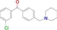 3-chloro-4'-piperidinomethyl benzophenone