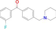 3-fluoro-4'-piperidinomethyl benzophenone