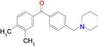 3,4-dimethyl-4'-piperidinomethyl benzophenone